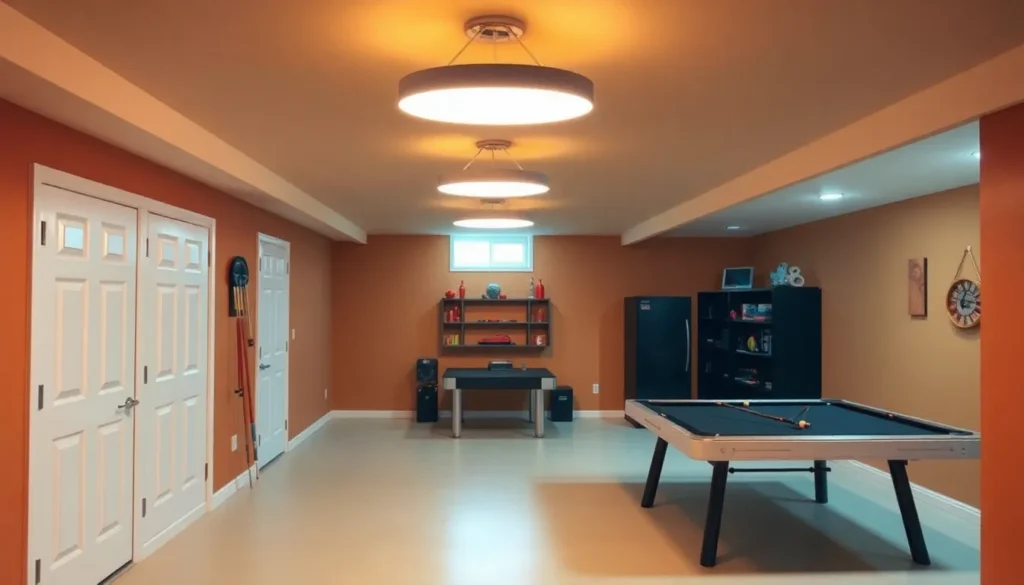 Unfinished Basement Lighting: Transform Your Dark Space into a ...
